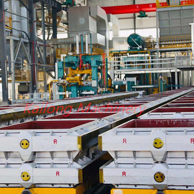 Kotak Cetakan Pengecoran Kailong GGG50 Untuk Garis Cetakan Pasir Hijau 0