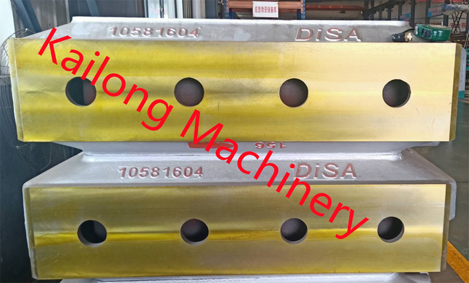 Gray Iron GG25 Sand Casting Flasks Untuk Disa Automatic Moulding Line 0