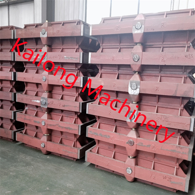 Resin Pasir Logam Foundry Flask Ductile Iron GGG50 0